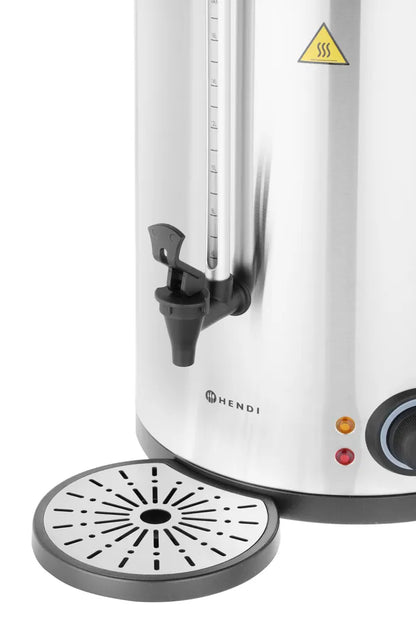 Heißgetränkespender doppelwandig, HENDI, ≈ 60 Tassen in 40 Min., 9L, 220-240V/1500W, 340x315x(H)430mm