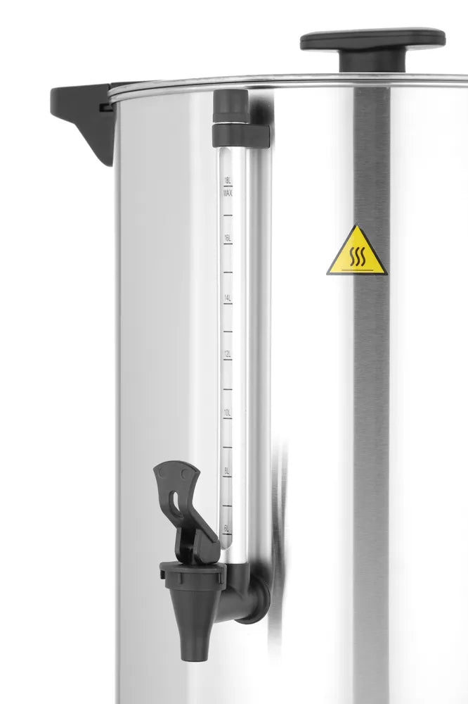 Heißgetränkespender doppelwandig, HENDI, ≈ 60 Tassen in 40 Min., 9L, 220-240V/1500W, 340x315x(H)430mm