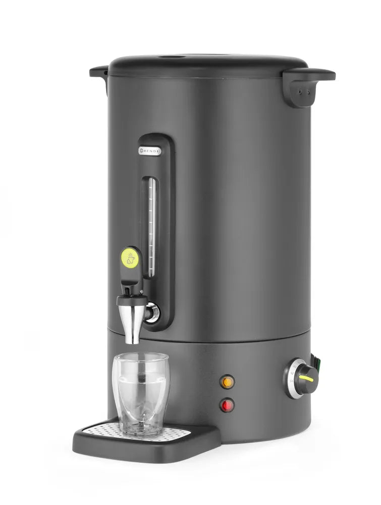 Heißgetränkekessel UNIQ, HENDI, designed by Robert Bronwasser, 16L, Schwarz, 220-240V/1650W, 357x380x(H)502mm