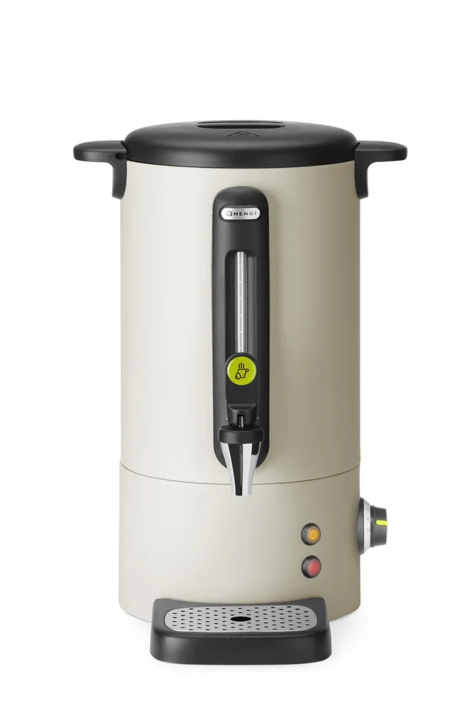 Heißgetränkekessel UNIQ, HENDI, designed by Robert Bronwasser, 9L, Creme, 220-240V/950W, 307x330x(H)450mm