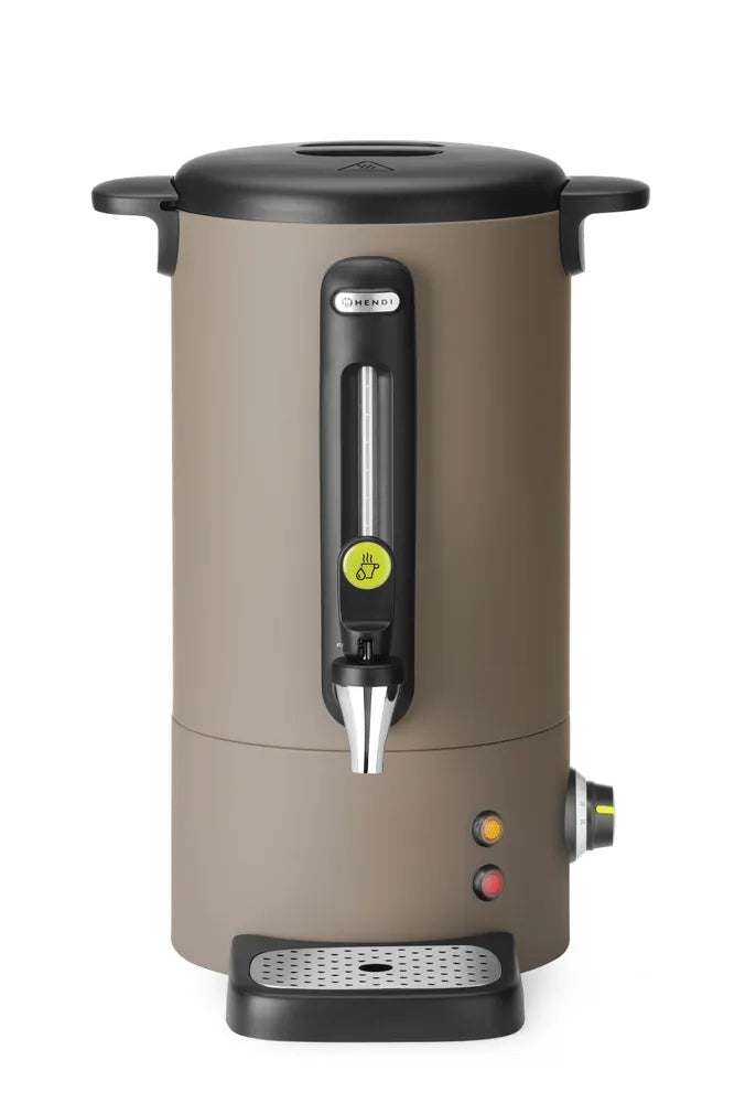 Heißgetränkekessel UNIQ, HENDI, designed by Robert Bronwasser, 16L, Taupe, 220-240V/1650W, 357x380x(H)502mm