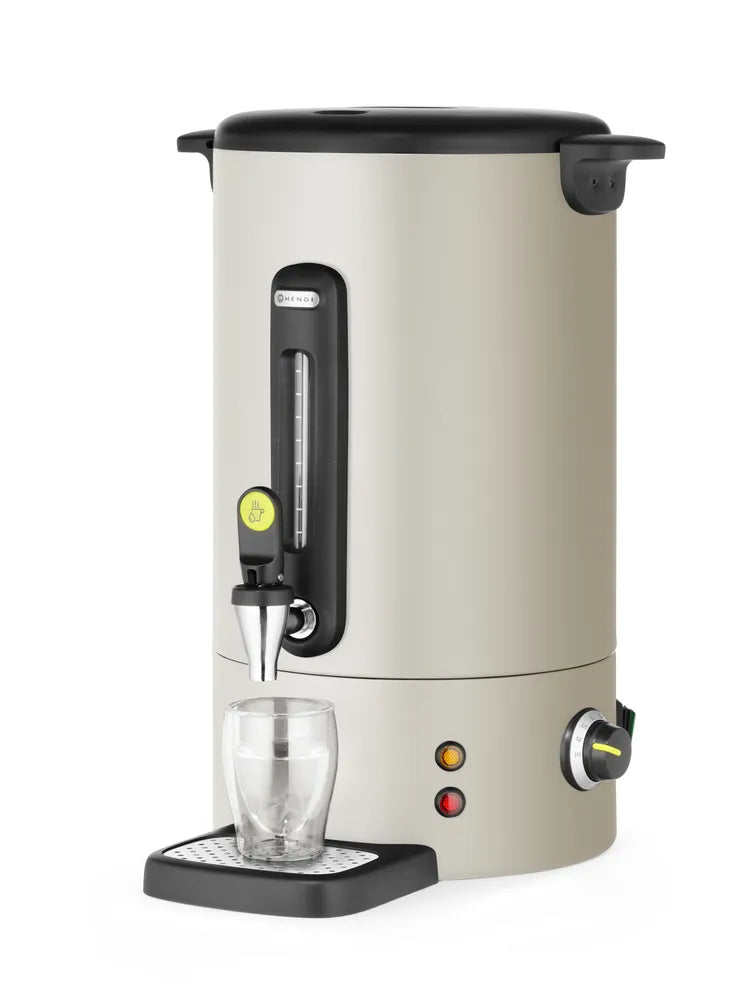 Heißgetränkekessel UNIQ, HENDI, designed by Robert Bronwasser, 16L, Creme, 220-240V/1650W, 357x380x(H)502mm