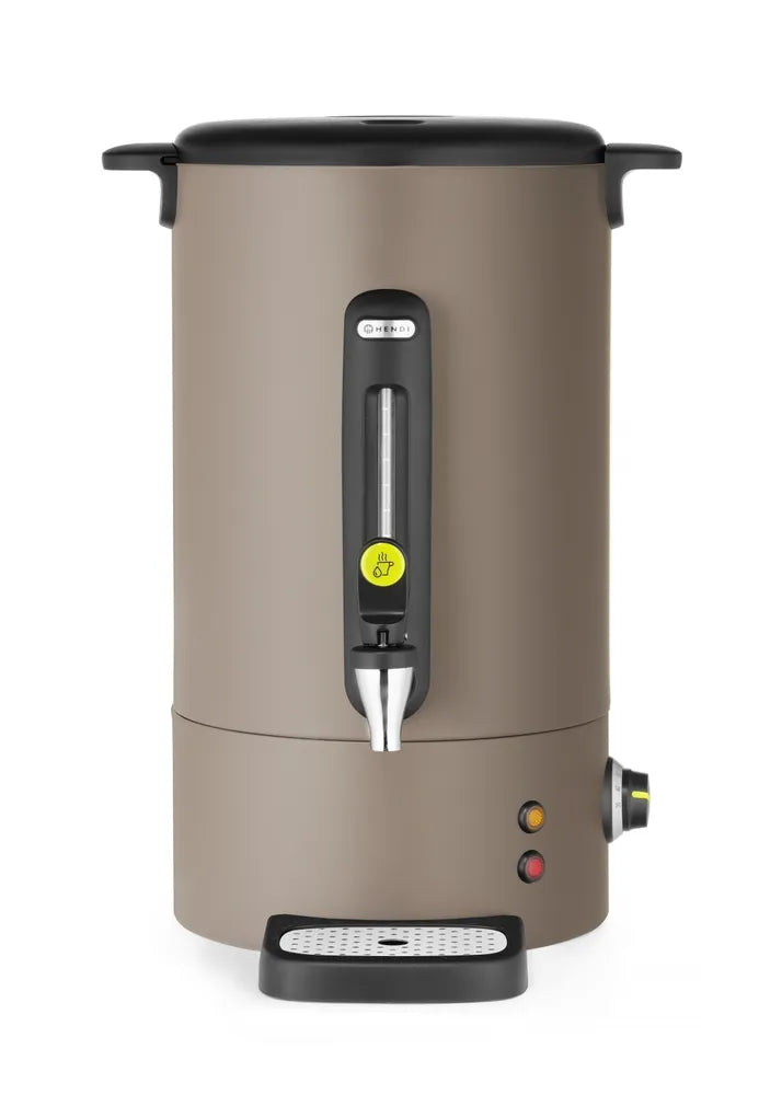 Heißgetränkekessel UNIQ, HENDI, designed by Robert Bronwasser, 16L, Taupe, 220-240V/1650W, 357x380x(H)502mm