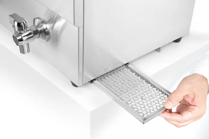 Induktionsfritteuse - mit Ablasshahn 2x8 l, HENDI, Profi Line, 16L, 230V/7000W, 577x609x(H)410mm