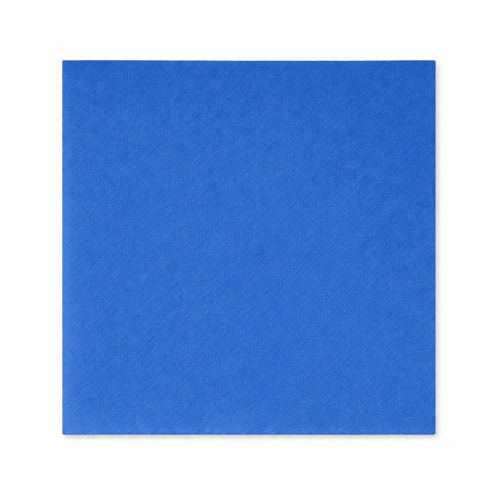 Prägeservietten 33x33cm 1-lagig 1/4 Falz Blau - 5000 Stück