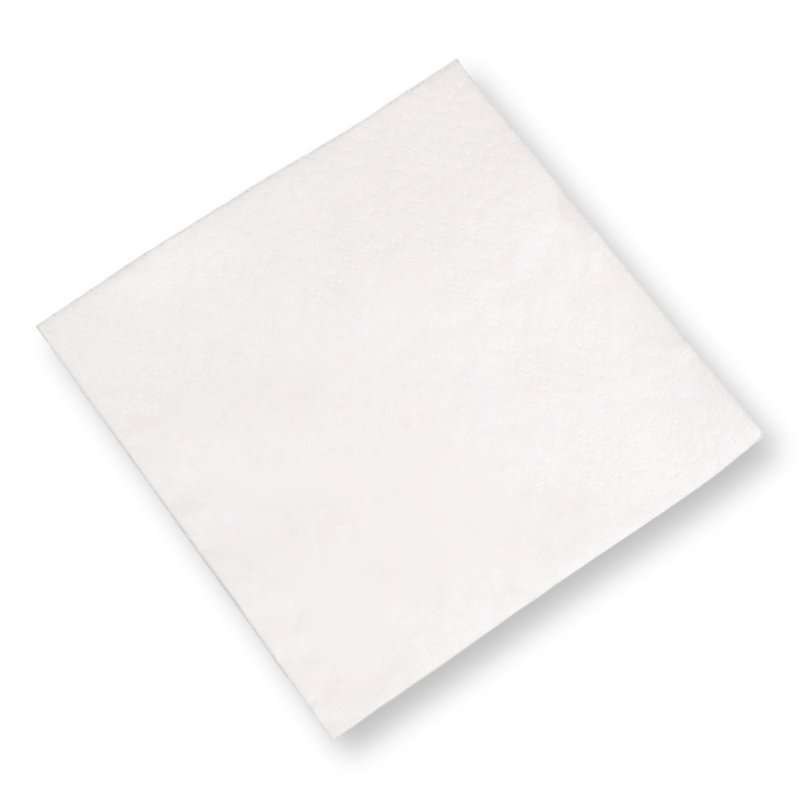 Servietten 33x33cm 2-lagig 1/4 Falz Weiss - 1500 Stück