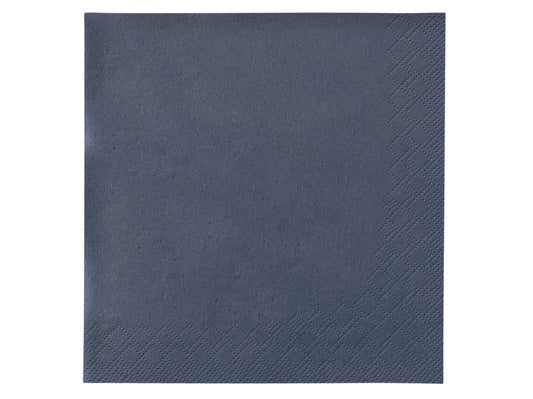 Servietten 24x24cm 3-lagig 1/4 Falz Blau - 1000 Stück