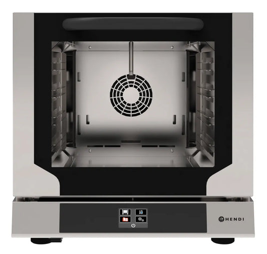 Konvektionsofen kompakt Touch mit Beschwadung, HENDI, 220-240V/3150W, 590x709x(H)589mm