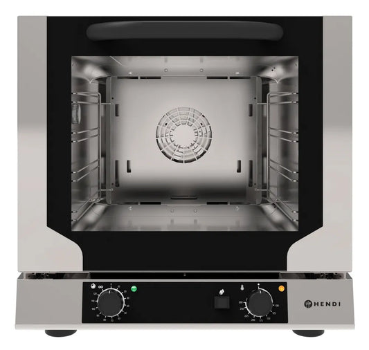 Konvektionsofen kompakt mit Beschwadung, HENDI, 220-240V/3100W, 590x709x(H)589mm