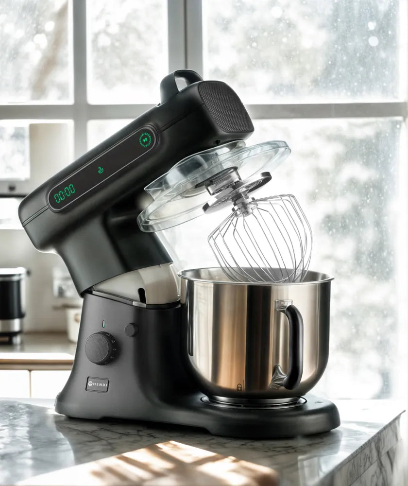 Planetenrührer Blackbolt PRO, HENDI, 7L, Schwarz, 220-240V/800W, 470x263x(H)413mm