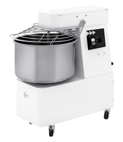 Spiralmischer mit fester Schüssel 22 L, HENDI, 56 kg/h, 22L, 400V/1100W, 385x670x(H)725mm