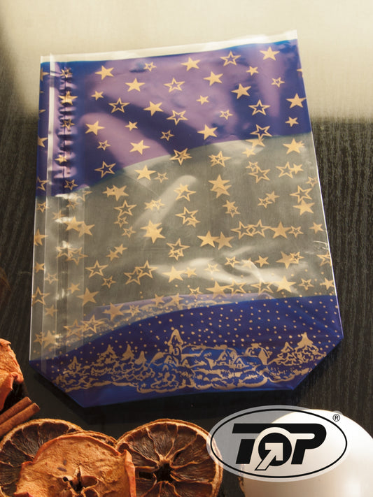 Bodenbeutel Kekstüte Weihnachten 180x300+72mm - 1000 Stück