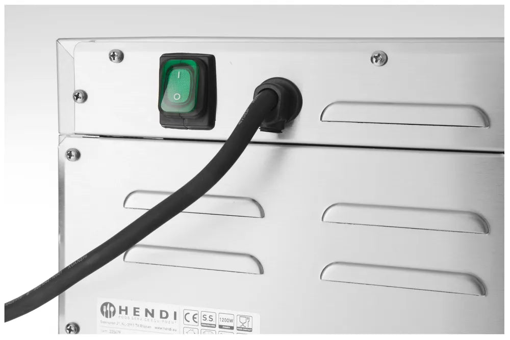 Niedertemperaturofen, HENDI, 230V/1200W, 495x690x(H)413mm