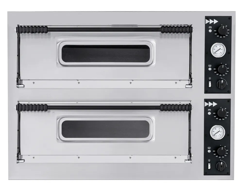 Pizzaofen BASIC XXL 66, HENDI, 2 Kammern, 400V/18000W, 1365x955x(H)745mm