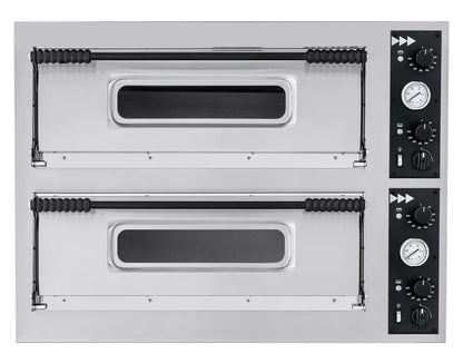 Pizzaofen BASIC XXL 66, HENDI, 2 Kammern, 400V/18000W, 1365x955x(H)745mm