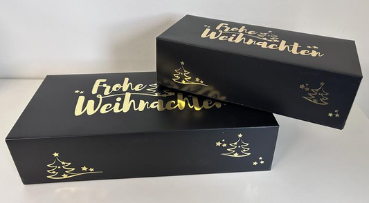 Stollenkarton  Geschenkkarton Weihnachten 340x160x80mm - 75 Stück
