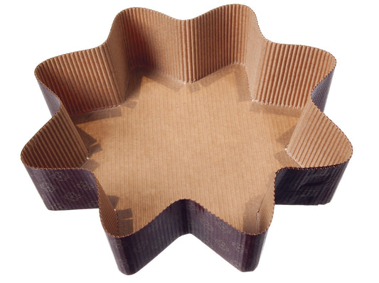 Backform Weihnachten Papier 23,5cm Stern Höhe 6cm - 810 Stück