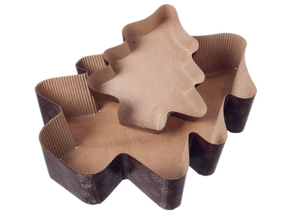 Backform Weihnachten Papier 312x224x60mm Tannenbaum - 440 Stück