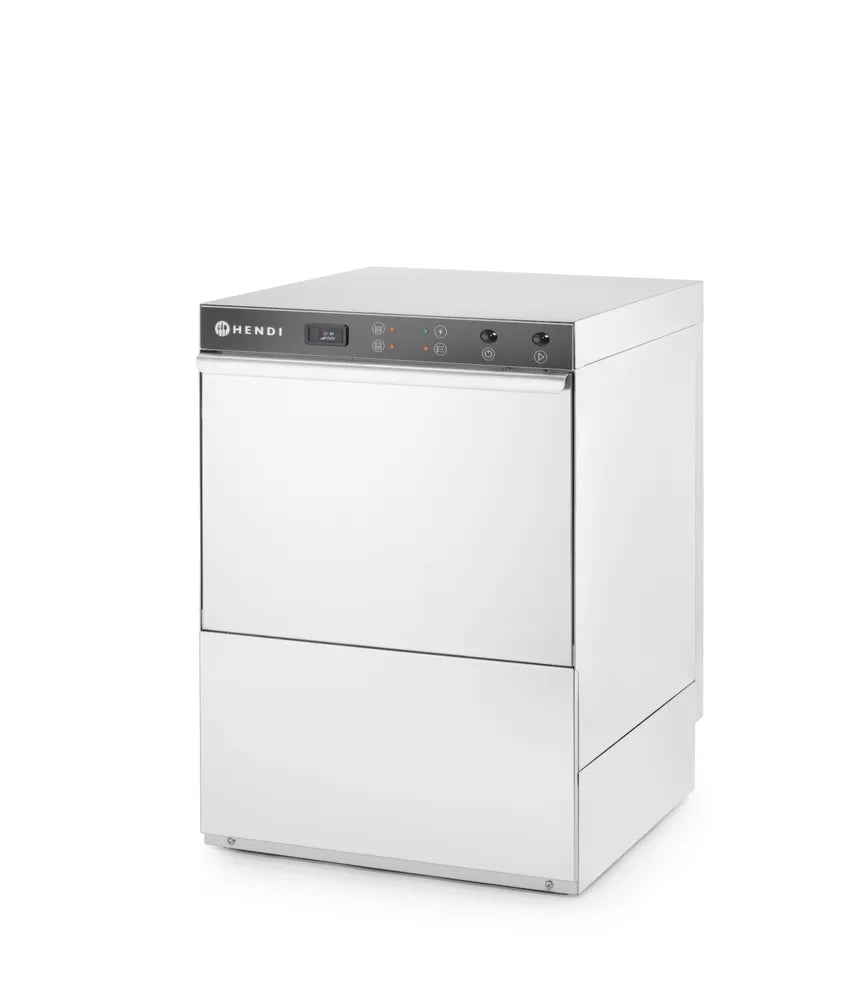 Geschirrspüler 50x50 - elektromechanische Steuerung, HENDI, mit Laugenpumpe, 400V/6600W, 570x600x(H)830mm