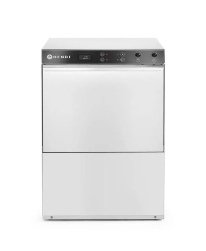 Geschirrspüler 50x50 - elektromechanische Steuerung, HENDI, mit Laugenpumpe, 400V/6600W, 570x600x(H)830mm