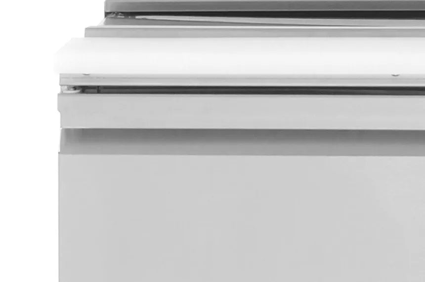 Kühltisch, dreitürig Kitchen Line 380L, Arktic, 230V/220W, 1375x700x(H)890mm
