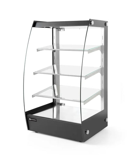 Offene Vitrine mit Regalablagen 75 L, HENDI, 230V/2W, 415x390x(H)716mm