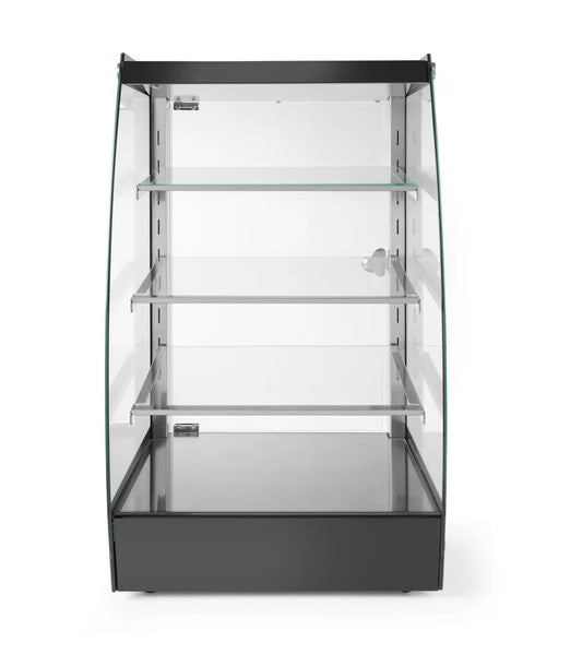 Offene Vitrine mit Regalablagen 75 L, HENDI, 230V/2W, 415x390x(H)716mm