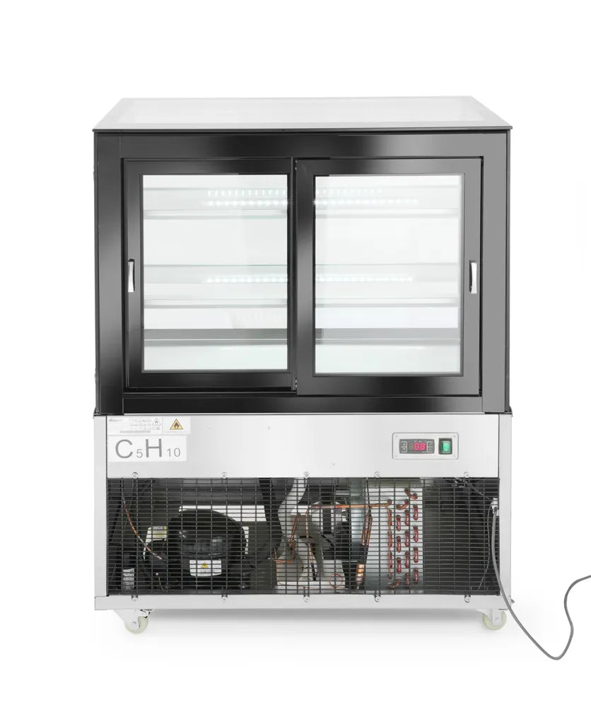 Kühlvitrine mit 2 Regalen, Arktic, 300L, 230V/480W, 994x677x(H)1230mm
