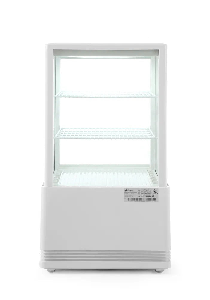 Aufsatz-Kühlvitrine 58 Liter, Arktic, Weiß, 230V/170W, 452x406x(H)830mm