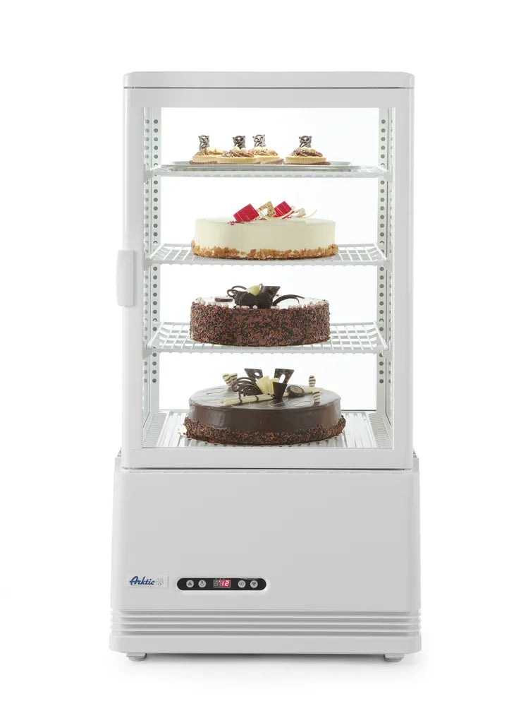 Aufsatz-Kühlvitrine 68 Liter, Arktic, weiß, 230V/170W, 444x397x(H)875mm