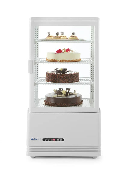 Aufsatz-Kühlvitrine 68 Liter, Arktic, Schwarz, 230V/170W, 444x397x(H)875mm