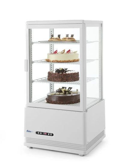 Aufsatz-Kühlvitrine 68 Liter, Arktic, Schwarz, 230V/170W, 444x397x(H)875mm