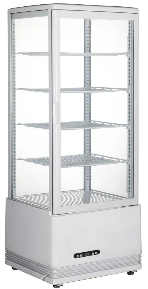 Aufsatz-Kühlvitrine 98 Liter, Arktic, weiß, 230V/210W, 444x397x(H)1100mm