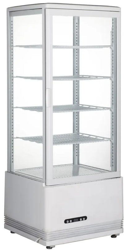 Aufsatz-Kühlvitrine 98 Liter, Arktic, weiß, 230V/210W, 444x397x(H)1100mm