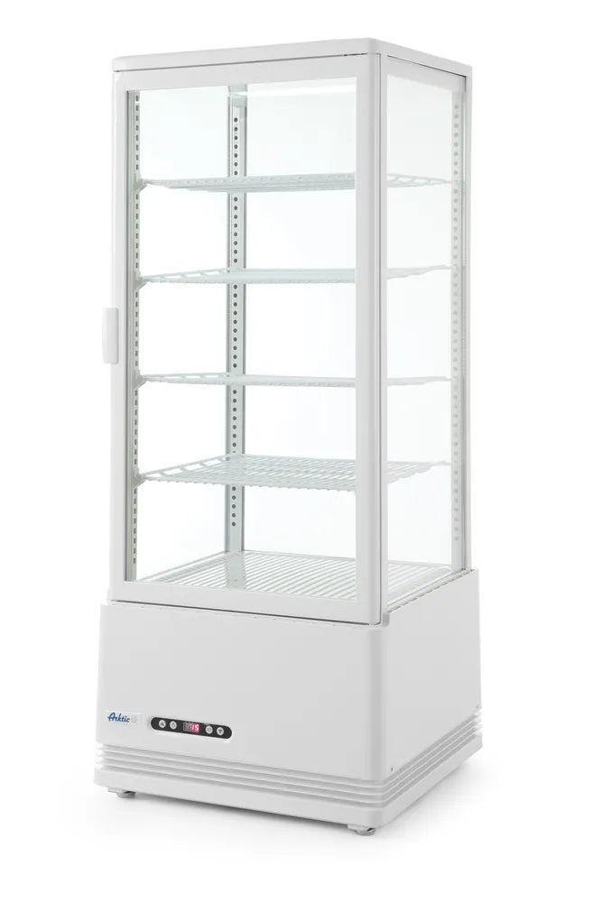 Aufsatz-Kühlvitrine 98 Liter, Arktic, weiß, 230V/210W, 444x397x(H)1100mm