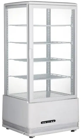 Aufsatz-Kühlvitrine 98 Liter, Arktic, weiß, 230V/210W, 444x397x(H)1100mm