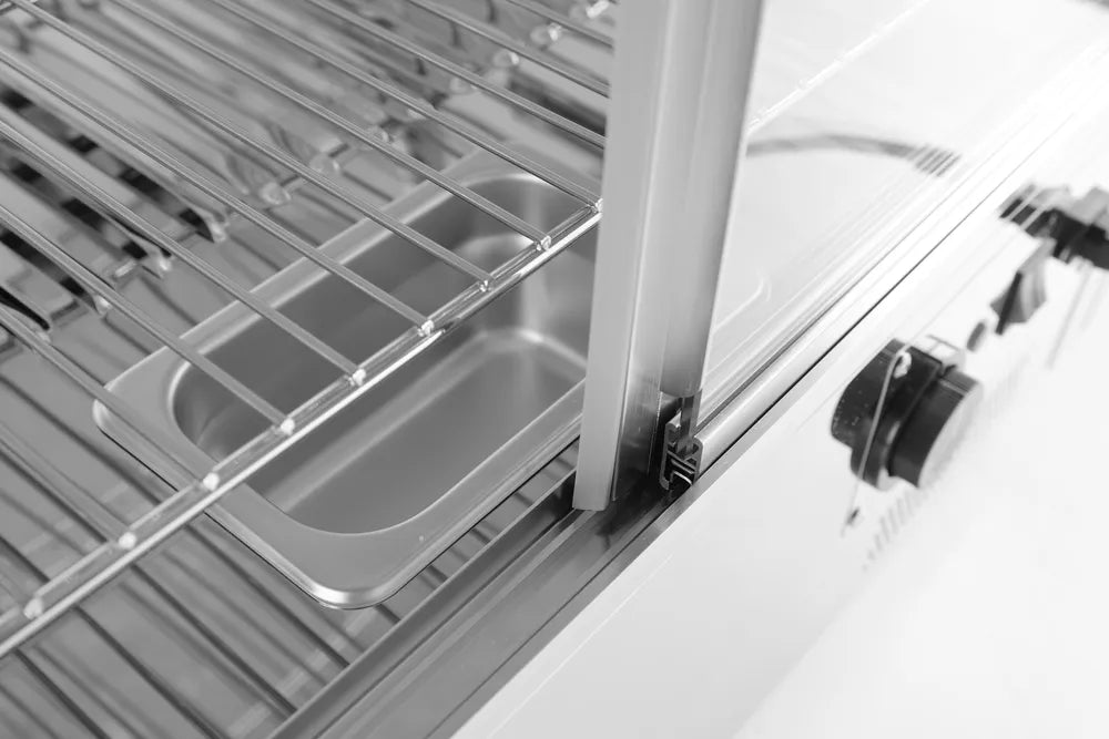 Beheiztes Thekendisplay, HENDI, 120 Liter, 230V/1100W, 685x575x(H)680mm