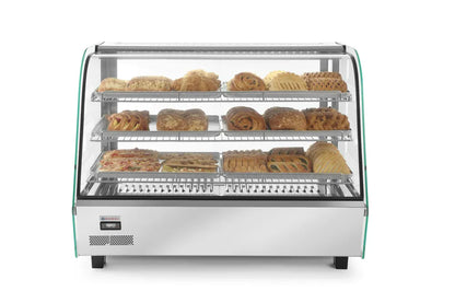 Beheiztes Thekendisplay, HENDI, 160 Liter, 230V/1500W, 885x570x(H)680mm