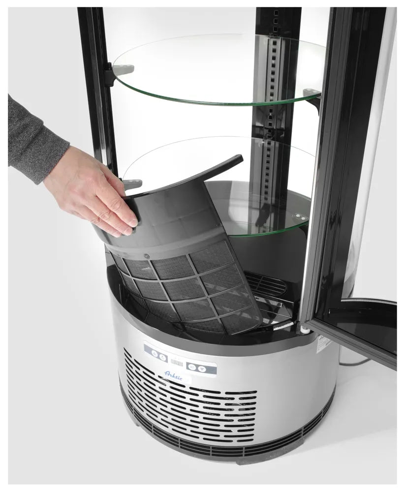 Kuchenvitrine, rund 100L, Arktic, 100L, 230V/210W, ⌀480x(H)1065mm