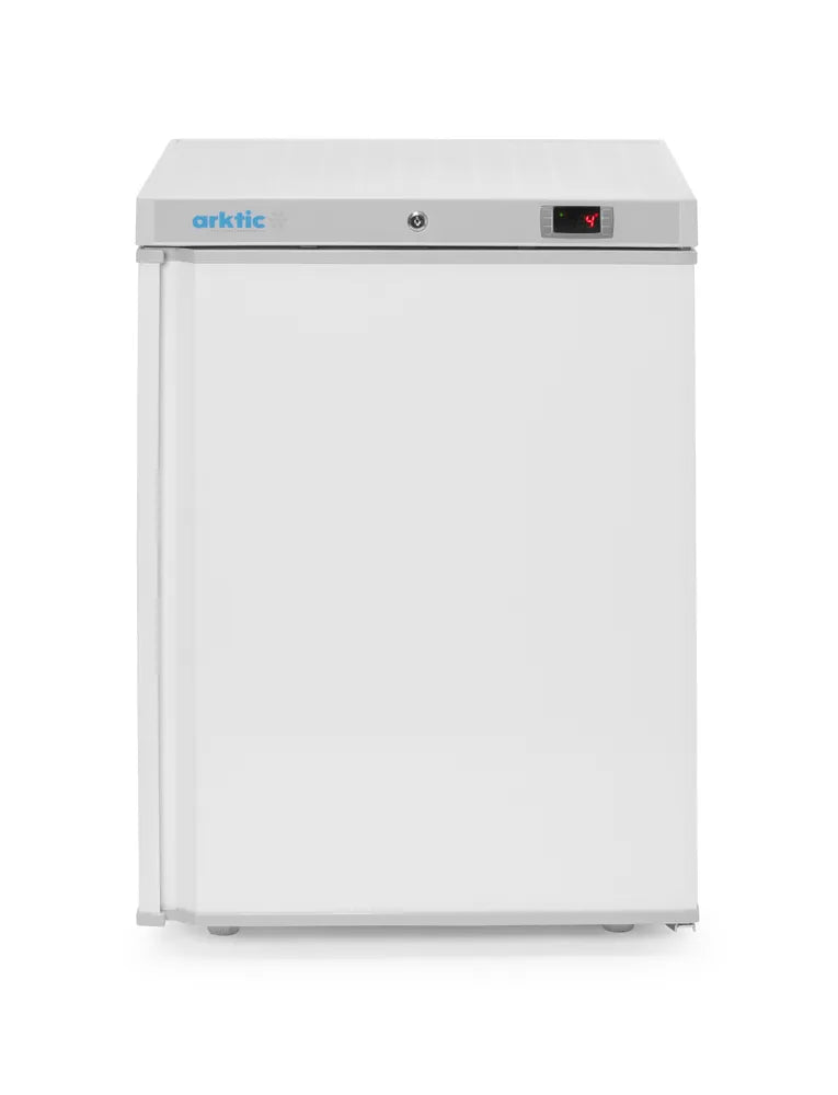 Gefrierschrank in weiß lackiertem Stahlgehäuse, Arktic, Budget Line, Weiß, 220-240V/111W, 589x655x(H)838mm