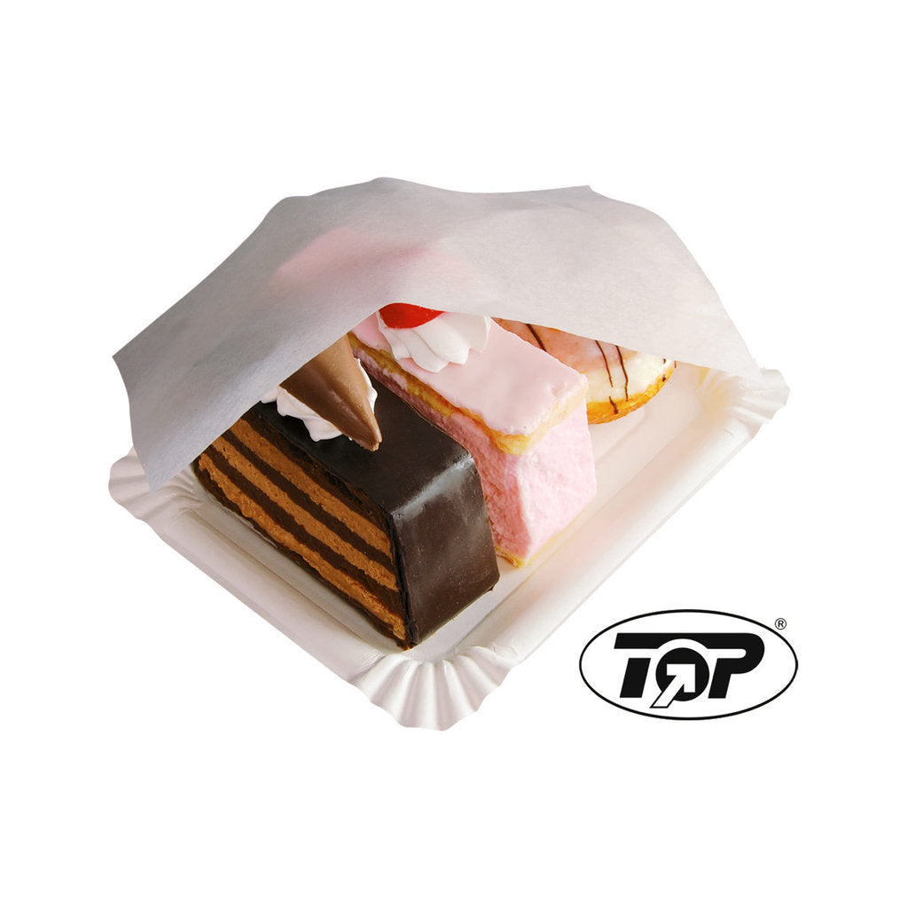 Sahne Abdeckpapier ALL NATURAL 12x18cm - 40000 Stück