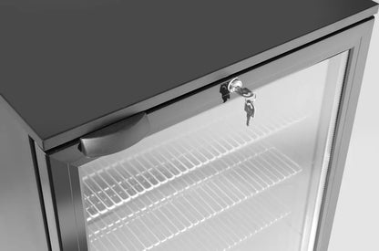 Bar-Kühlschrank eintürig, Arktic, 105L, Schwarz, 220-240V/120W, 600x530x(H)870mm