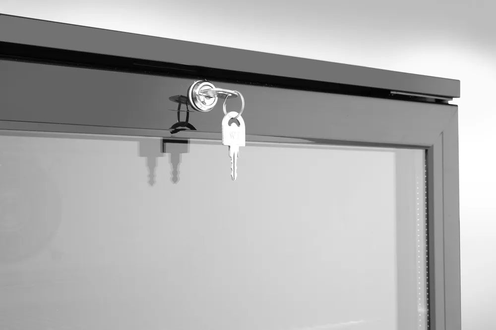 Kühlschrank hinten mit einer Tür, Arktic, 86L, Schwarz, 220-240V/120W, 500x530x(H)870mm