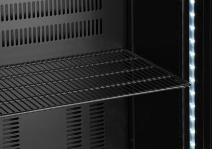 Bar-Kühlschrank mit einzelner Tür, Arktic, 243L, Schwarz, 220-240V/195W, 600x530x(H)1820mm