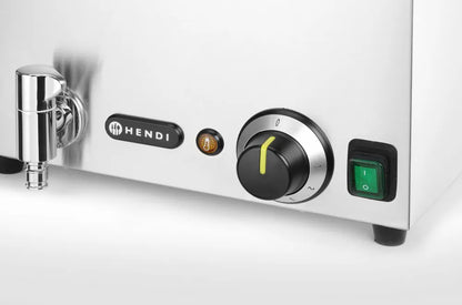 Wasserbad-Set mit Ablasshahn Ranger, HENDI, GN 1/1, 230V/1000W, 605x332x(H)242mm