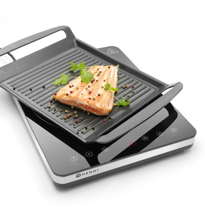 Induktionskocher Modell 2000, HENDI, Kitchen Line, 230V/2000W, 295x400x(H)42mm