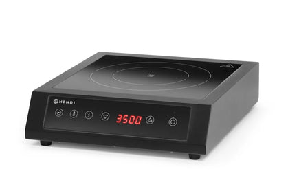 Induktionsherd 3500 D XL, HENDI, Schwarz, 220-240V/3500W, 355x400x(H)100mm