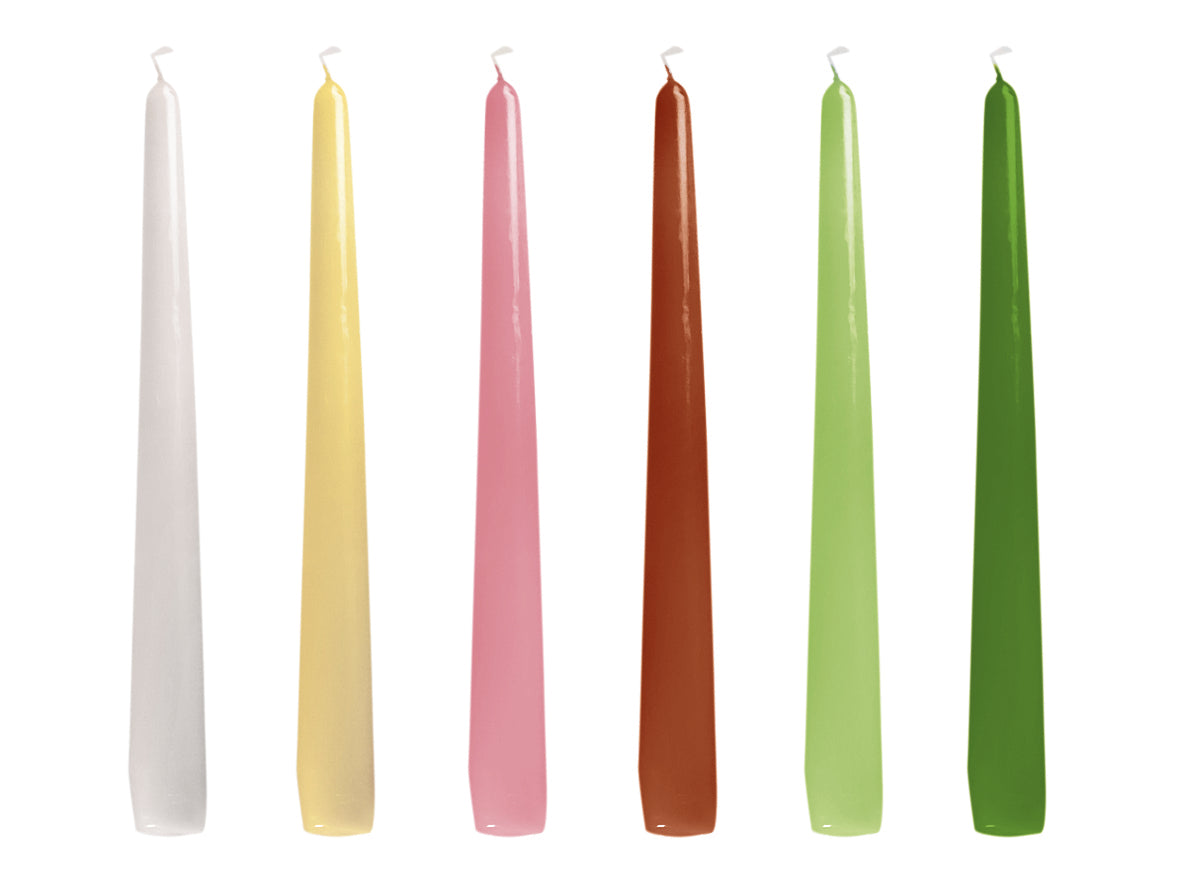 Leuchterkerze Spitzkerze bordeaux 25cm - 100 Stück