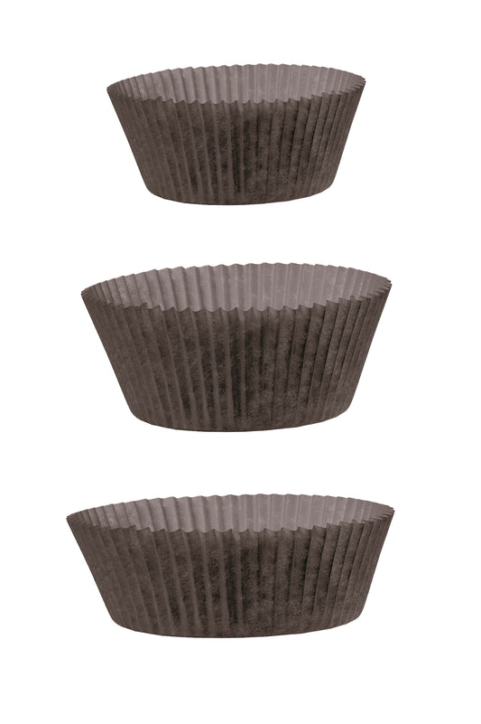 Backförmchen schwarz Ø 5,0 cm Höhe 2,7 cm - 1000 Stück