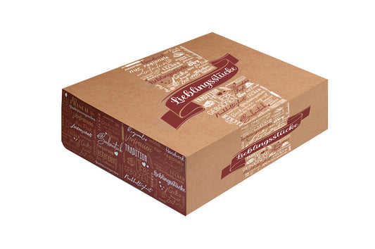 Eco Tortenkarton 1-teilig 310x220x80mm - 100 Stück